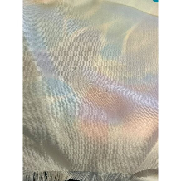 J Crew Bright Floral Scarf Preppy Spring Wrap 22"x70" Bold Statement Accessory - Picture 5 of 5